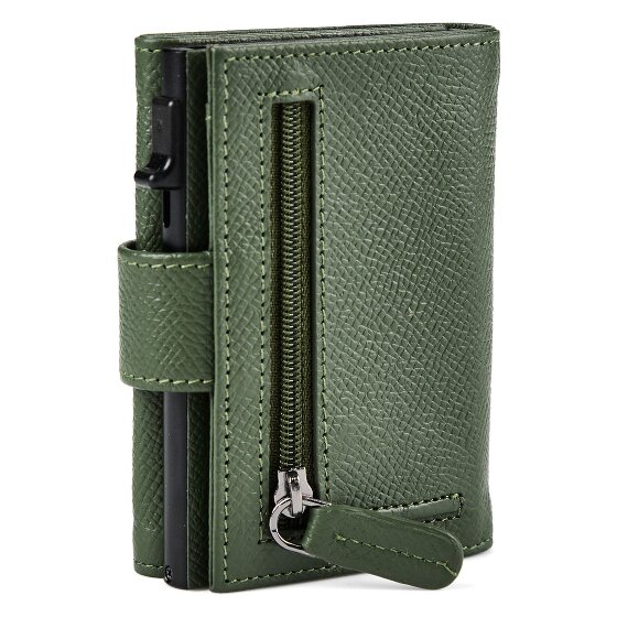 Braun Büffel Robin Custodia per carta di credito Protezione RFID Vera Pelle 7.5 cm