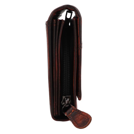 Greenburry Destressed Portafoglio Protezione RFID Pelle 18.5 cm
