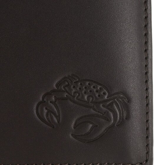 oxmox Leather Portafoglio Protezione RFID Vera Pelle 10 cm