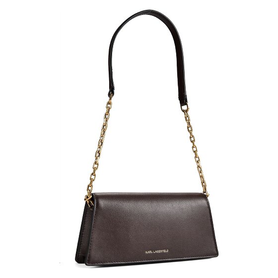 Karl Lagerfeld Autograph Borsa a spalla Vera Pelle 20.5 cm