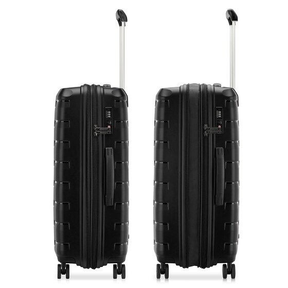 Roncato Skyline 2.0 4 ruote Set di valigie 3 pezzi con piega di espansione