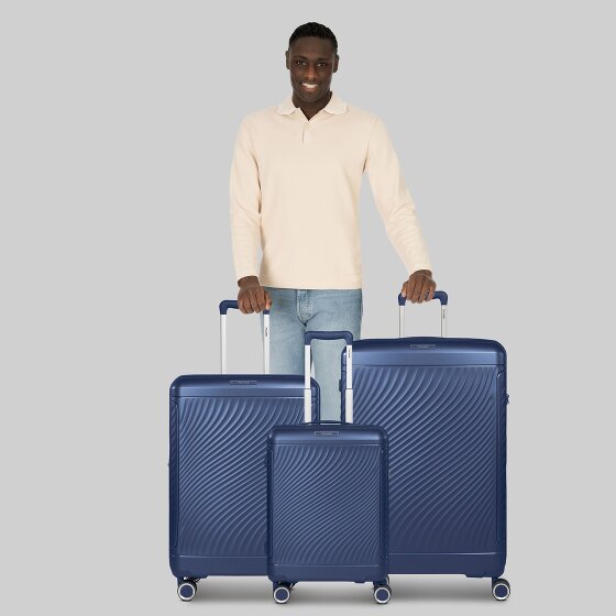 Picard Vienna 4 ruote Set di valigie 3 pezzi con piega di espansione Picard Vienna 4 ruote Set di valigie 3 pezzi con piega di espansione