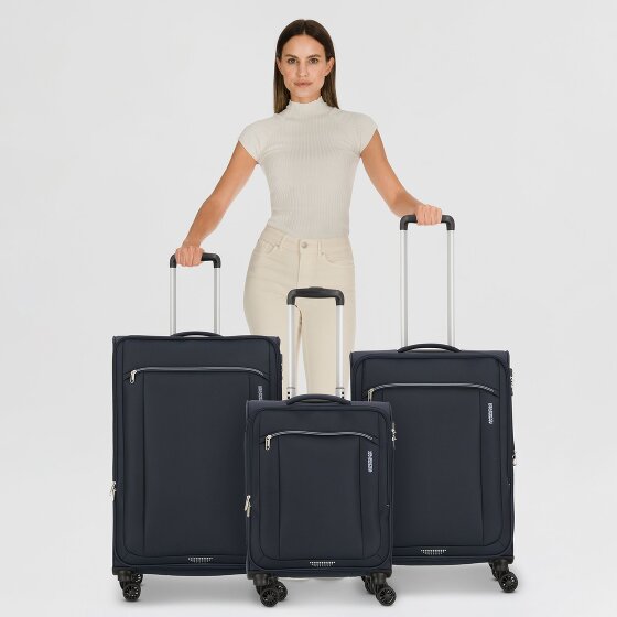 American Tourister Avantour 4 ruote Set di valigie 3 pezzi con piega di espansione