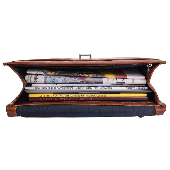 Leonhard Heyden Cambridge Cartella in pelle 38 cm Scomparto per laptop