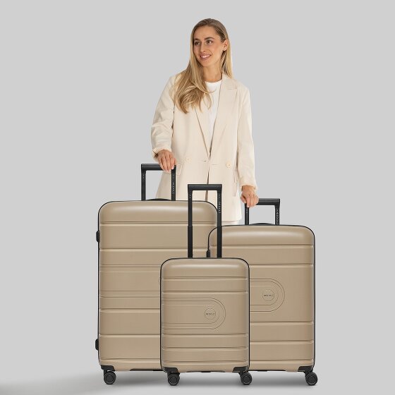 Redolz Essentials 11 4 ruote Set di valigie 3 pezzi con piega di espansione