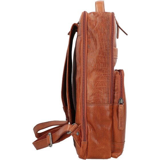 Spikes & Sparrow Zaino Bronco in pelle 40 cm Scomparto per laptop