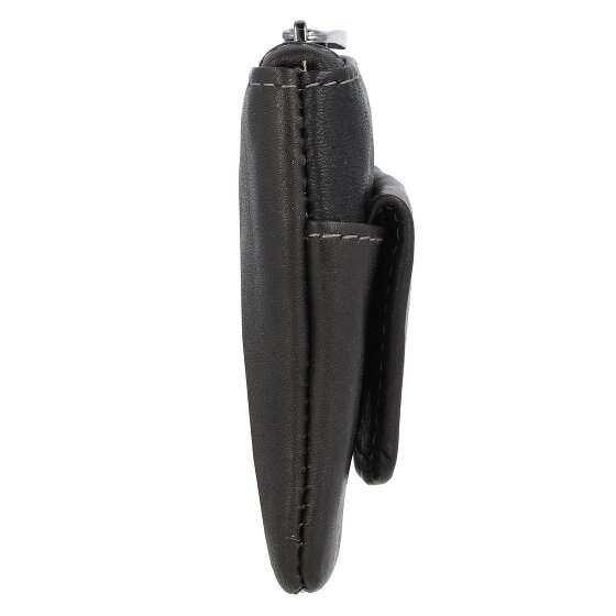 Greenland Nature Portachiavi in nappa nera RFID in pelle 11,5 cm