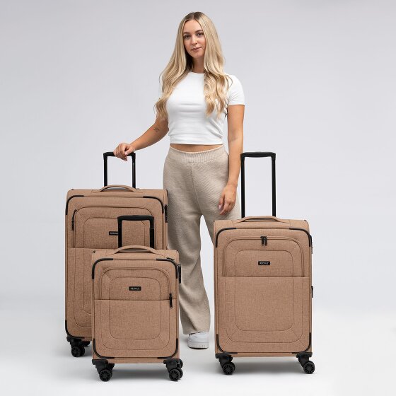 Redolz Essentials 12 THREE SET 4 ruote Set di valigie 3 pezzi espandibile