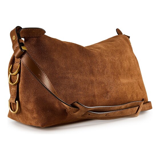 PINKO Saddle Horizontal Borsa a spalla Vera Pelle 34 cm