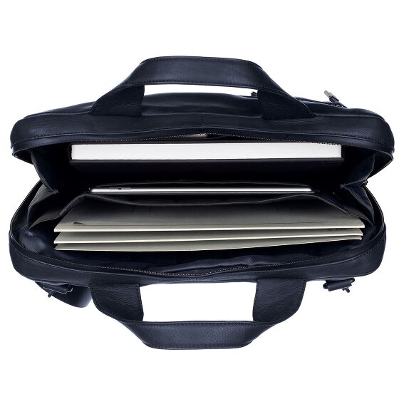 Leonhard Heyden Cartella in pelle Hague 38 cm Scomparto per laptop