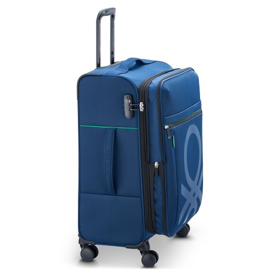 Delsey Paris x United Colors of Benetton Colour Block Set di valigie a 4 ruote 3 pezzi.
