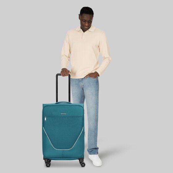 Stratic taska Trolley a 4 ruote M 65 cm con piega a espansione