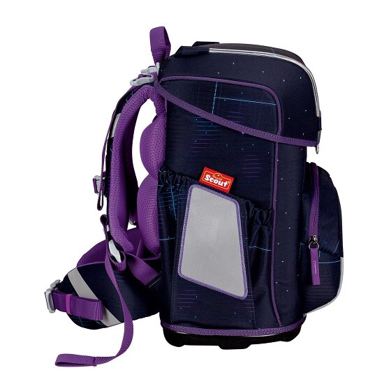 Scout Neo Exklusiv Safety Light Set di borse per la scuola 5 pezzi