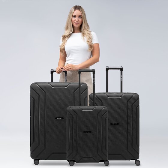 Redolz Set di valigie Essentials 15 a 4 ruote 3 pezzi con chiusura a tre punti