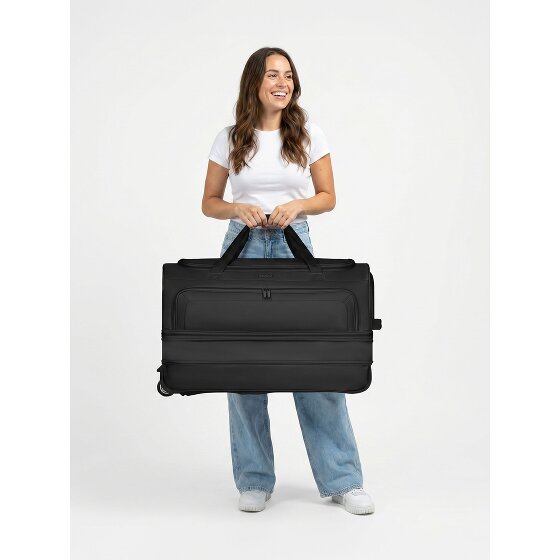 Redolz Duffle Essentials Borsa da viaggio a 2 ruote 70 cm L con patta di espansione
