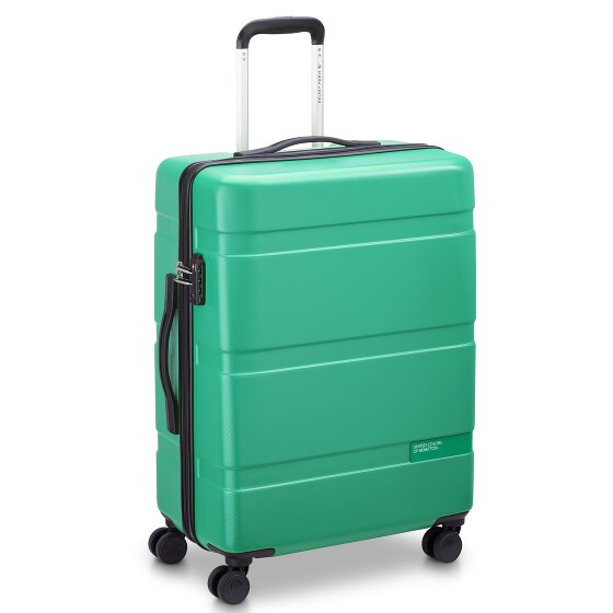 Delsey Paris x Set di valigie a 4 ruote United Colors of Benetton Now Hardside 3 pezzi con piega elastica