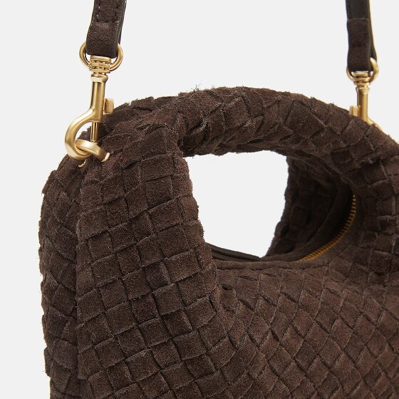 LES VISIONNAIRES Greta Micro weave Borsetta Pelle 20 cm