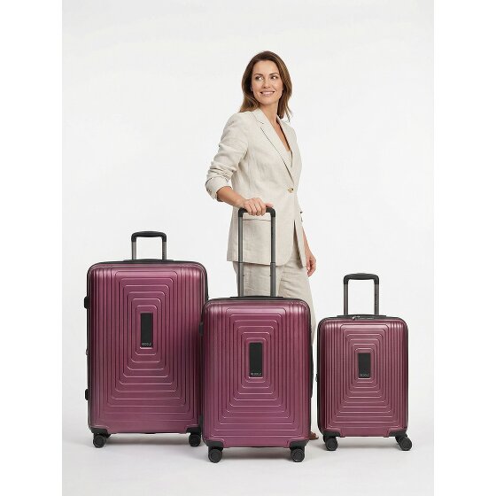 Redolz Essentials 14 4 ruote Set di valigie 3 pezzi con piega di espansione
