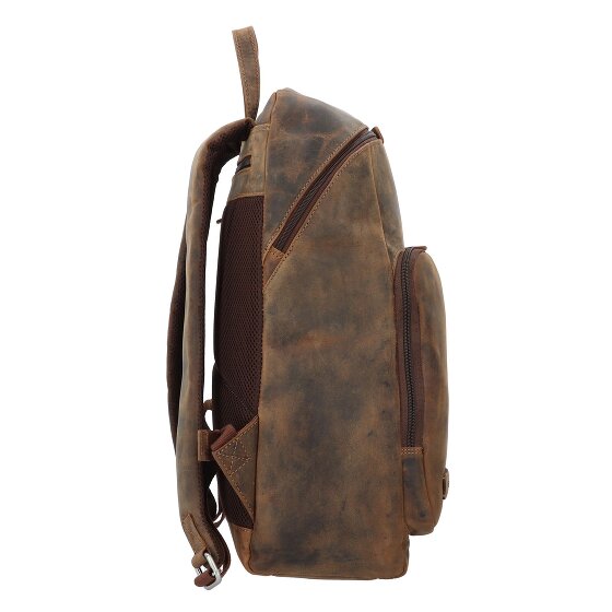 Plevier Hertz Zaino da giorno Pelle 45 cm Scomparto per laptop