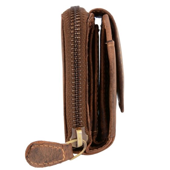 Greenburry Portafoglio vintage in pelle 13,5 cm