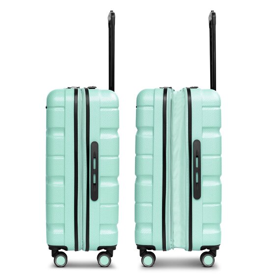 Franky Munich 4.0 Set di valigie a 4 ruote, 3 pezzi con piega elastica