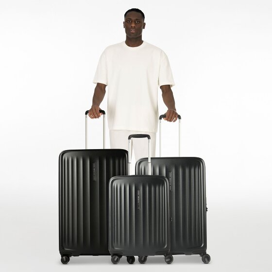 Samsonite Fyrm 4 ruote Set di valigie 3 pezzi con piega di espansione