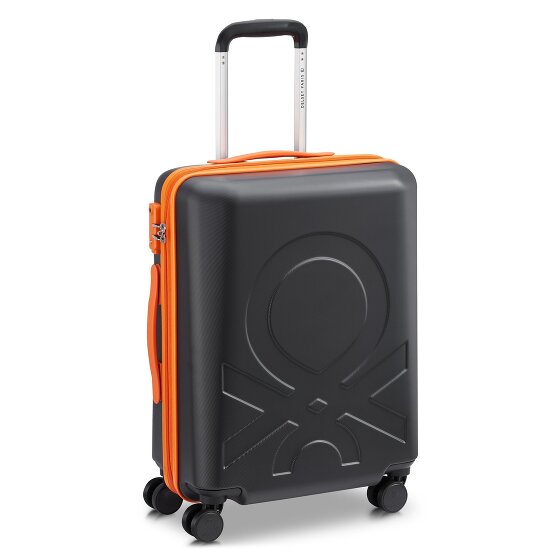 Delsey Paris x United Colors of Benetton Fabrica Carrello da cabina a 4 ruote 55 cm