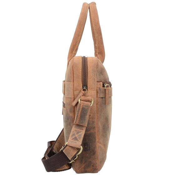 Greenburry Cartella vintage in pelle 41 cm Scomparto per computer portatile