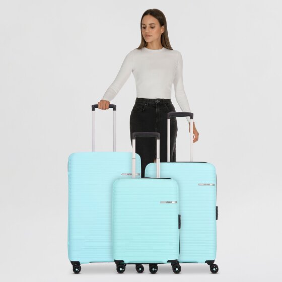 American Tourister Liftoff 4 ruote Set di valigie 3 pezzi con piega di espansione