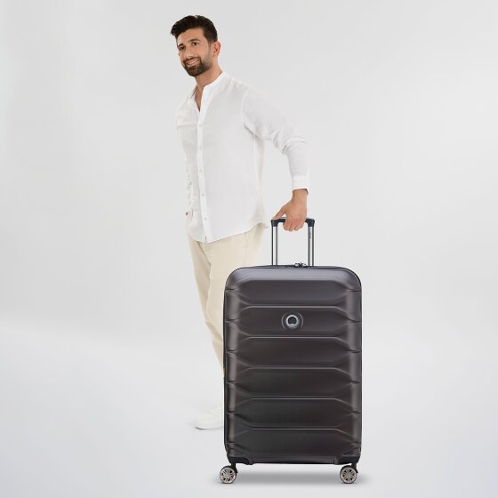 Delsey Paris Meteor 4 ruote Carrello L 78 cm con piega di espansione
