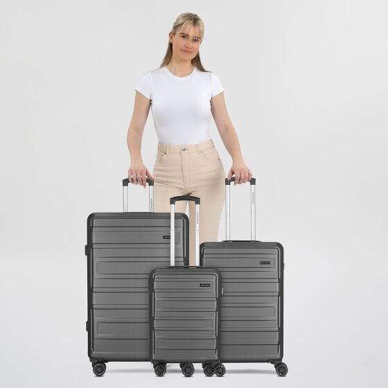 Worldpack New York 2.0 4 ruote Set di valigie 3 pezzi