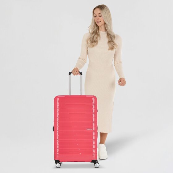 American Tourister Flashline Pop 4 ruote Carrello XL 78 cm con piega di espansione