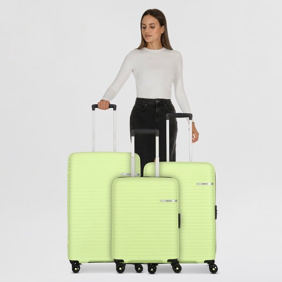 American Tourister Liftoff 4 ruote Set di valigie 3 pezzi con piega di espansione