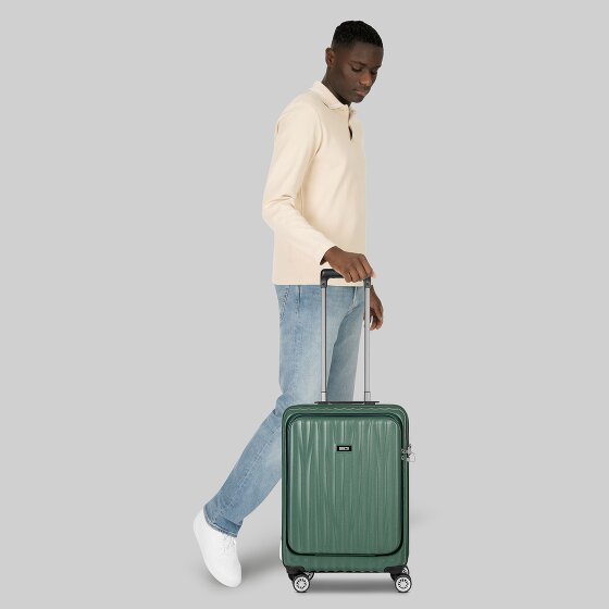 Bric's Cervia 2.0 4 ruote Carrello della cabina S 55 cm Scomparto per laptop con piega di espansione