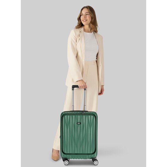 Bric's Cervia 2.0 4 ruote Carrello della cabina S 55 cm Scomparto per laptop con piega di espansione