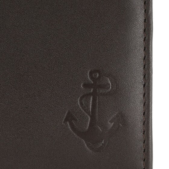 oxmox Leather Portafoglio Protezione RFID Vera Pelle 10 cm