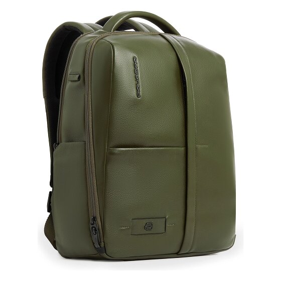 Piquadro Russell Zaino da lavoro Protezione RFID Pelle 42 cm Scomparto per laptop