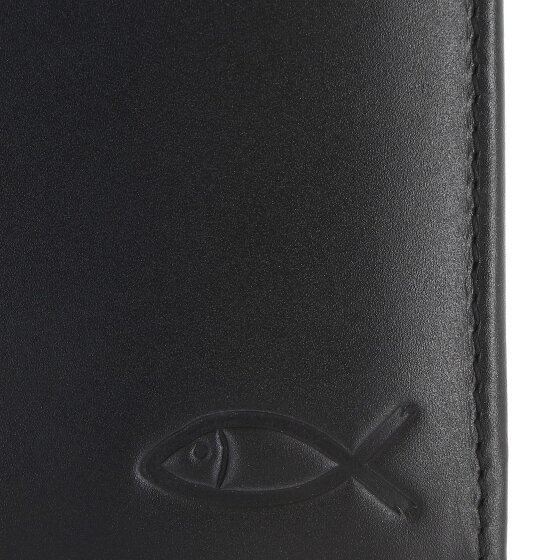 oxmox Leather Portafoglio Protezione RFID Vera Pelle 13 cm
