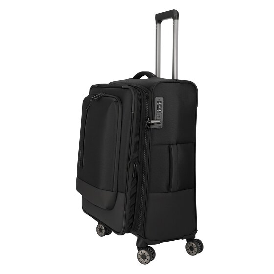 Travelite Crosslite 5.0 4 ruote Carrello M 66 cm con piega di espansione