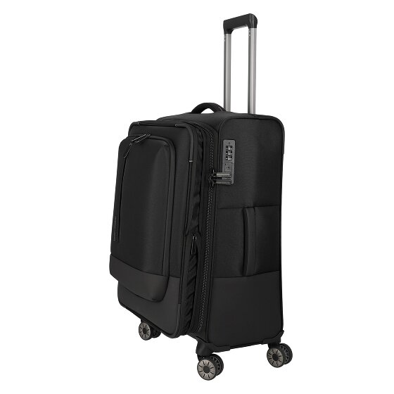 Travelite Crosslite 5.0 4 ruote Carrello M 66 cm con piega di espansione