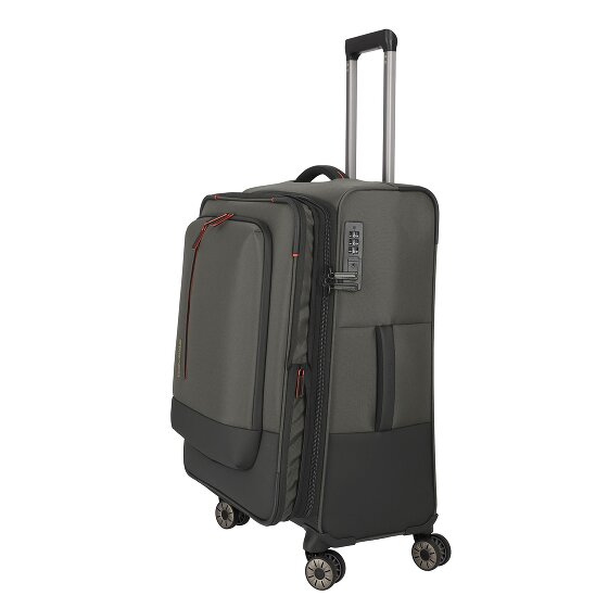Travelite Crosslite 5.0 4 ruote Carrello M 66 cm con piega di espansione