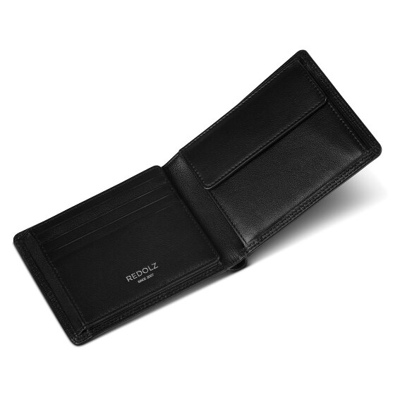 Redolz Portafoglio QF RFID in pelle 12 cm pieghevole