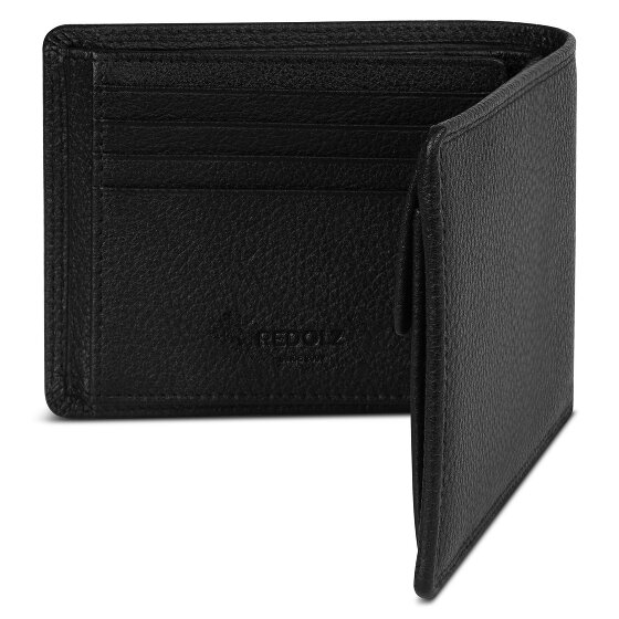 Redolz Portafoglio QF RFID in pelle 12 cm pieghevole
