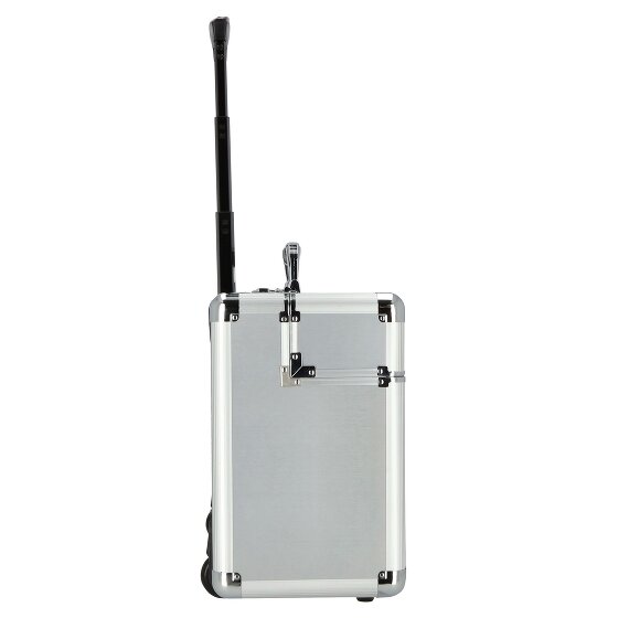 Dermata Trolley pilota a 2 ruote in alluminio, 48 cm, con scomparto per laptop