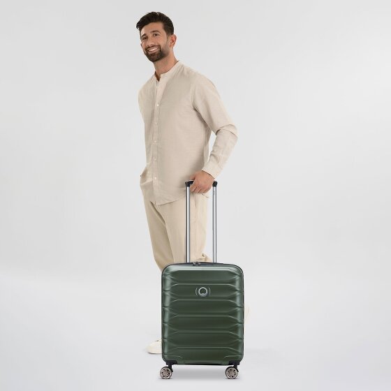 Delsey Paris Meteor 4 ruote Carrello della cabina 55 cm con piega di espansione