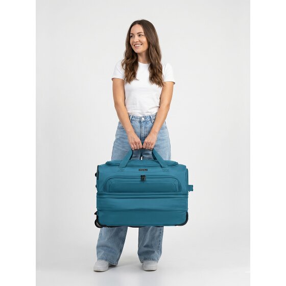 Redolz Duffle Essentials Borsa da viaggio a 2 ruote 55 cm M con patta di espansione