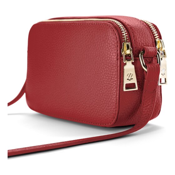 Lazarotti Borsa a tracolla in pelle Bologna Camera-Bag in pelle con doppia cerniera, 18 cm