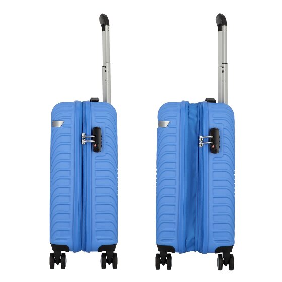 American Tourister Mickey Clouds 4 ruote Carrello della cabina 55 cm con piega di espansione