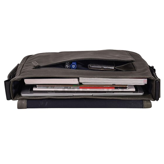 Leonhard Heyden L'Aia Messenger in pelle 37 cm Scomparto per laptop
