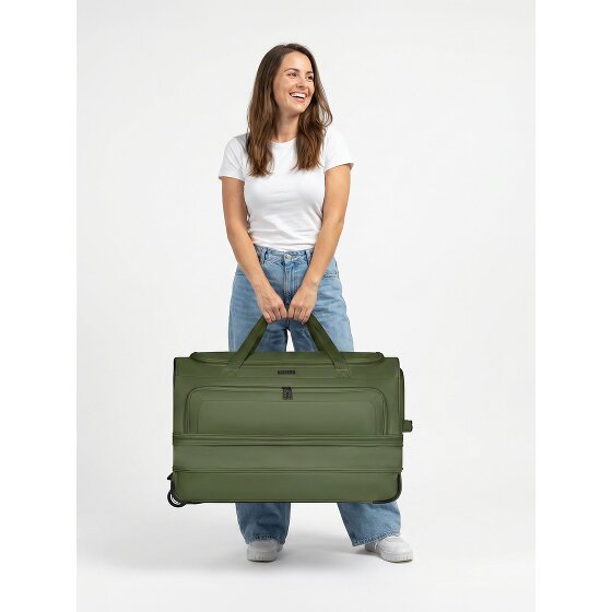 Redolz Duffle Essentials Borsa da viaggio a 2 ruote 70 cm L con patta di espansione